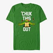 Merch Nickelodeon Teenage Mutant Ninja Turtles - I PREFER THE NUNCHUCKS Unisex T-Shirt Kelly Green