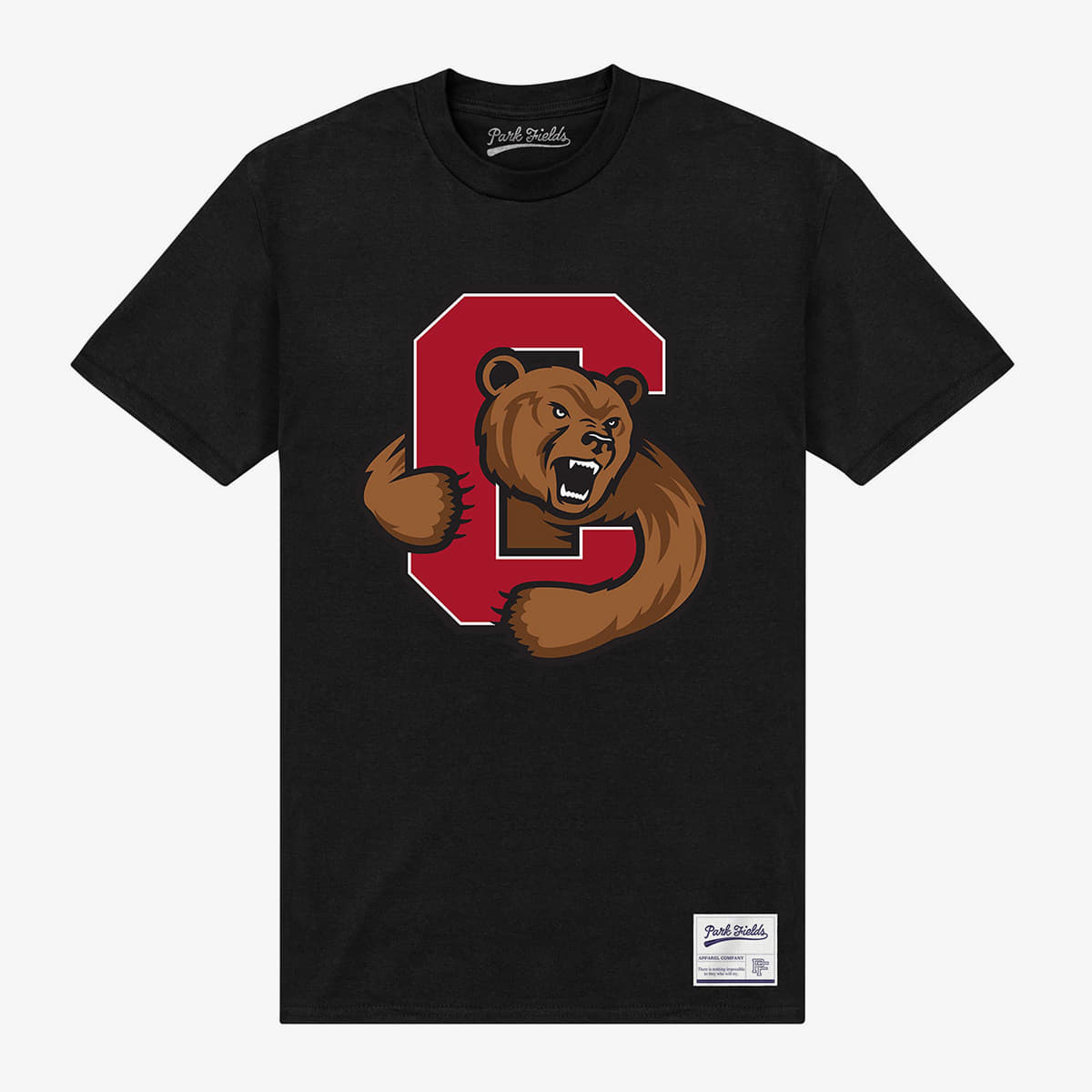 T-shirts Merch Park Agencies - Cornell University Bear Unisex T-Shirt Black