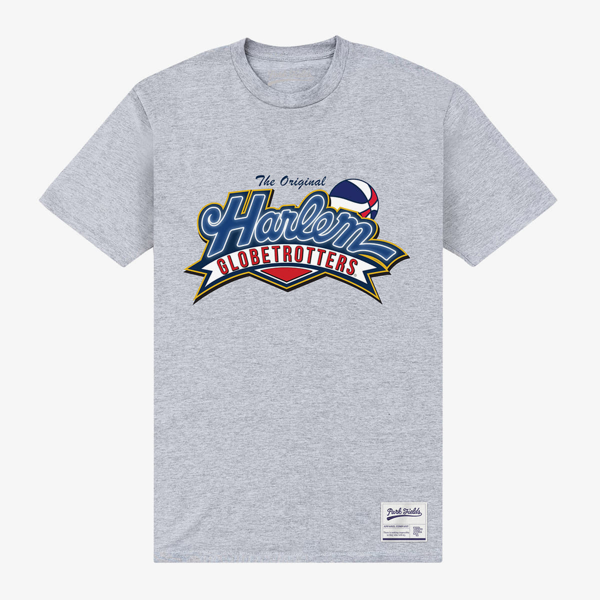 T-Shirts Merch Park Agencies - Harlem Globetrotters USA Unisex T-Shirt Sport Grey