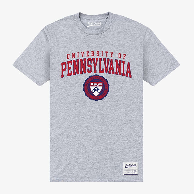 Tričko Merch Park Agencies - University Of Pennsylvania Unisex T-Shirt Sport Grey