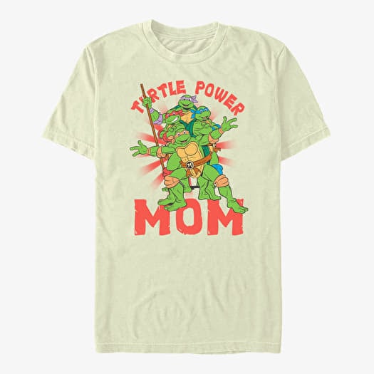 T-shirt Merch Nickelodeon Teenage Mutant Ninja Turtles - Turtle Power Mom Unisex T-Shirt Natural