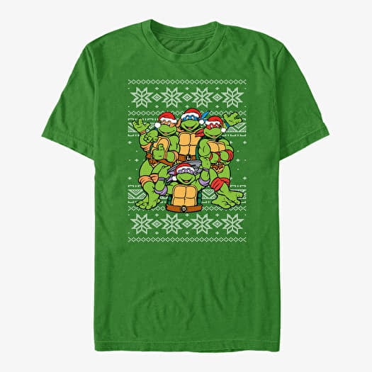 T-shirt Merch Nickelodeon Teenage Mutant Ninja Turtles - Ugly On Top Unisex T-Shirt Kelly Green