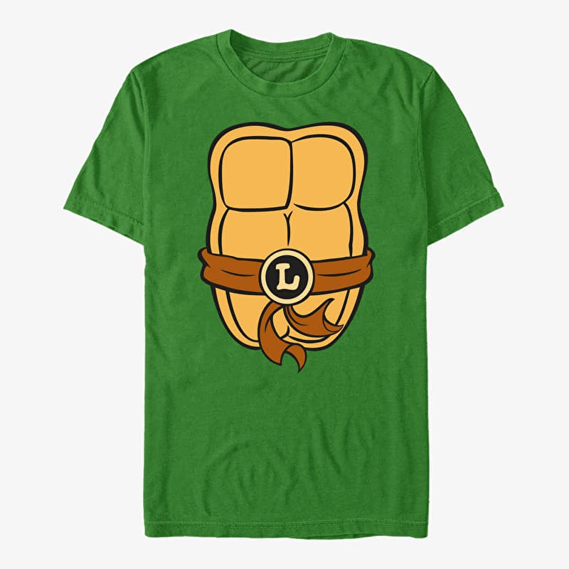 Tričko Merch Nickelodeon Teenage Mutant Ninja Turtles - Leo Top Unisex T-Shirt Kelly Green