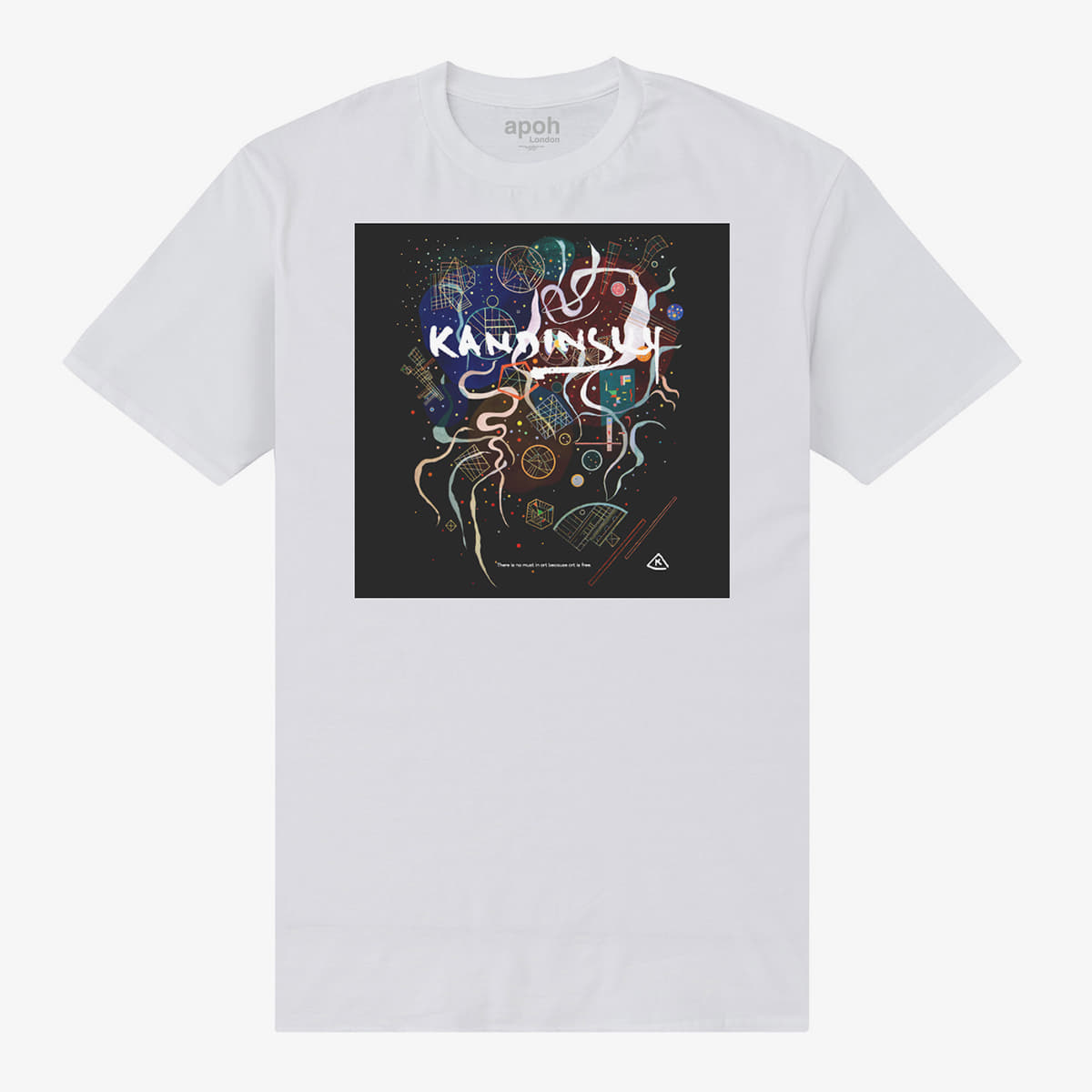 T-shirts Merch Park Agencies - APOH Kandinsky Art Is Free Unisex T-Shirt White