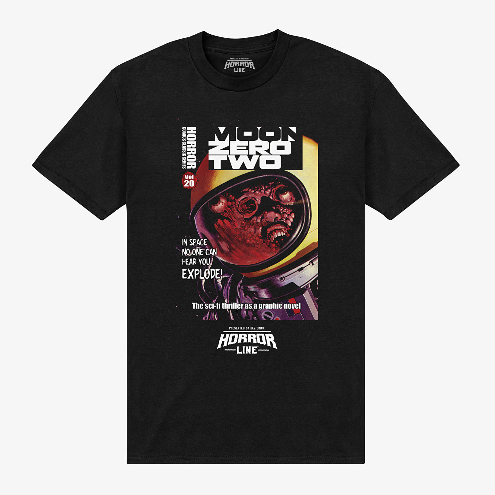 majice kratkih rukava Merch Horrorline - horrorline-moon-zero-two Unisex T-Shirt Black