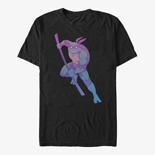T-krekls Merch Nickelodeon Teenage Mutant Ninja Turtles - OMBRE DONATELLO Unisex T-Shirt Black