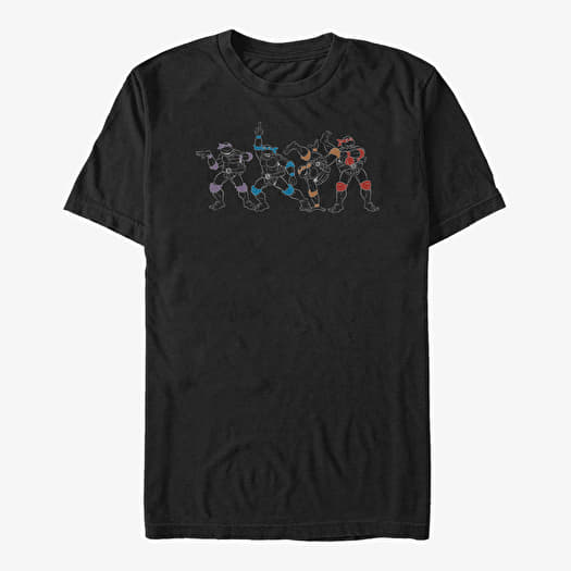 T-krekls Merch Nickelodeon Teenage Mutant Ninja Turtles - NINJA TURTLES Unisex T-Shirt Black