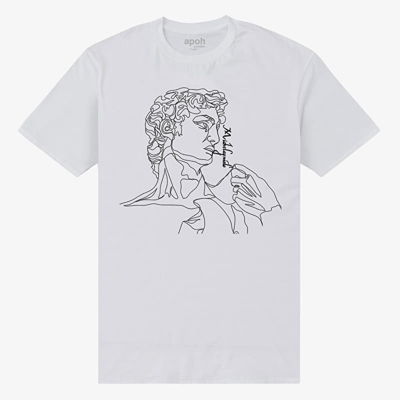 T-shirt Merch Park Agencies - APOH Michelangelo Lines Unisex T-Shirt White