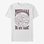 Merch Nickelodeon Teenage Mutant Ninja Turtles - PIZZA IS MY JAM Unisex T-Shirt White