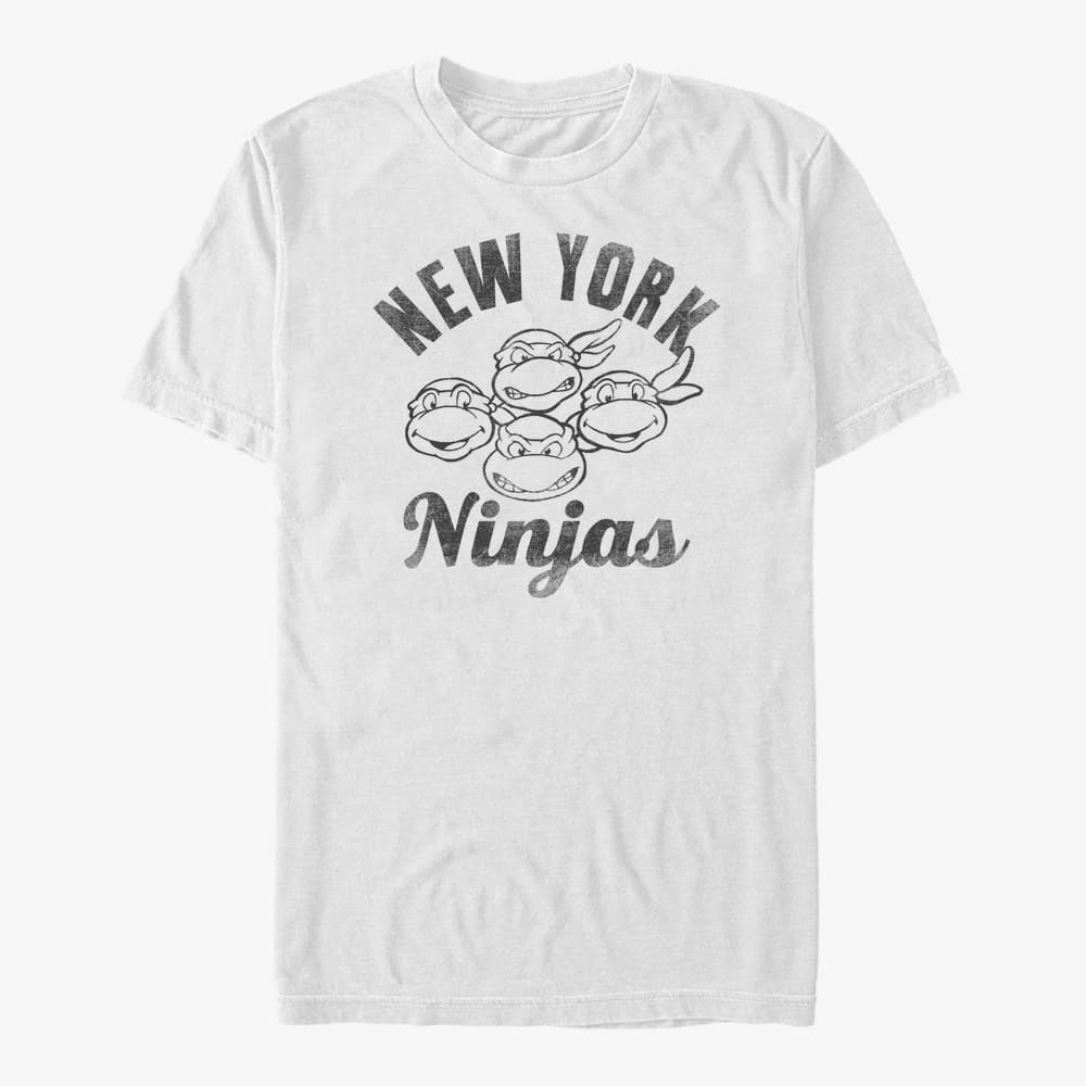 Pólók Merch Nickelodeon Teenage Mutant Ninja Turtles - New York Ninjas Unisex T-Shirt White