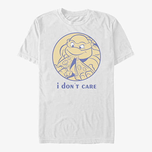 T-shirt Merch Nickelodeon Teenage Mutant Ninja Turtles - I DON'T CARE Unisex T-Shirt White