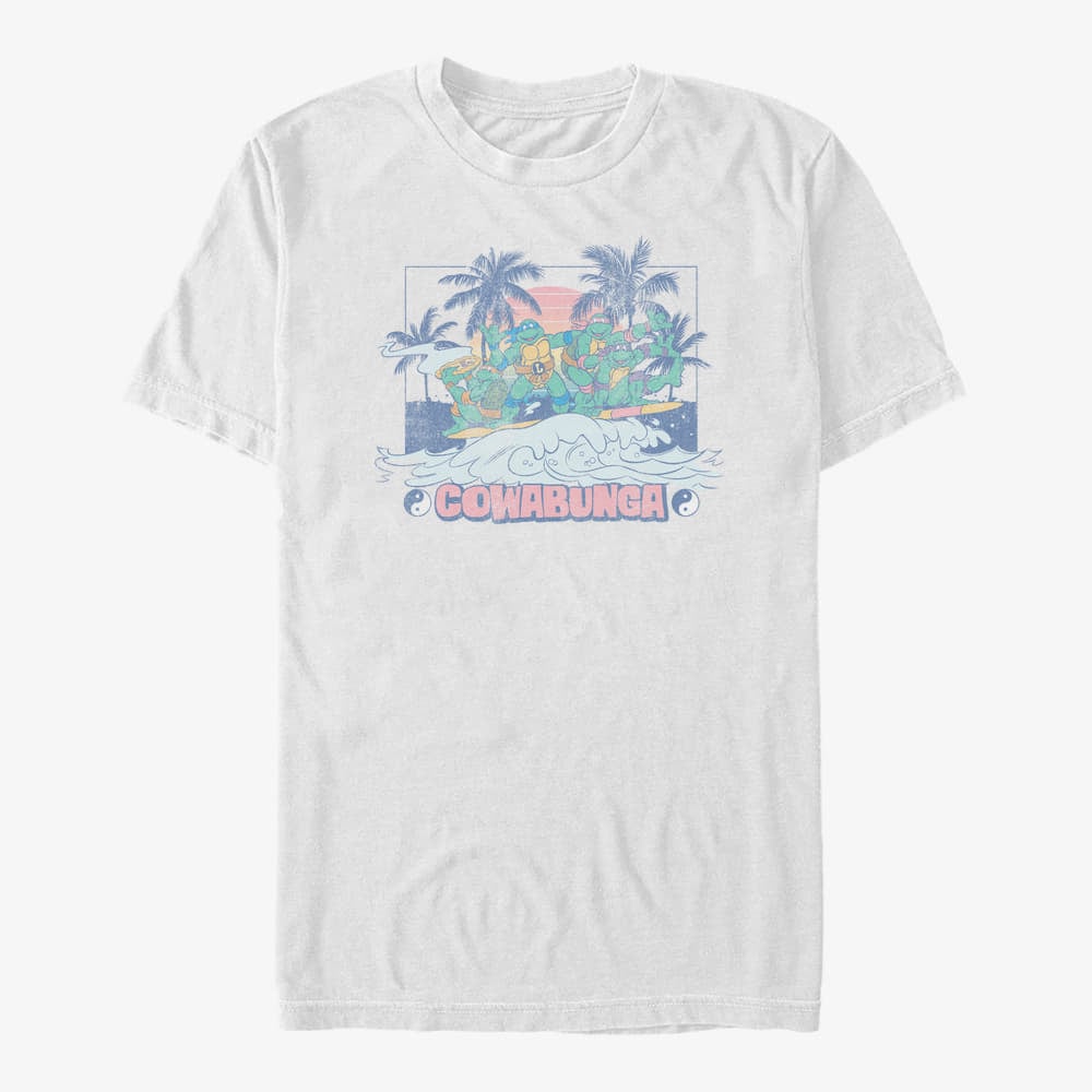 T-shirts Merch Nickelodeon Teenage Mutant Ninja Turtles - Cow Ying Unisex T-Shirt White