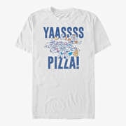 Merch Nickelodeon Teenage Mutant Ninja Turtles - Yas Pizza Unisex T-Shirt White