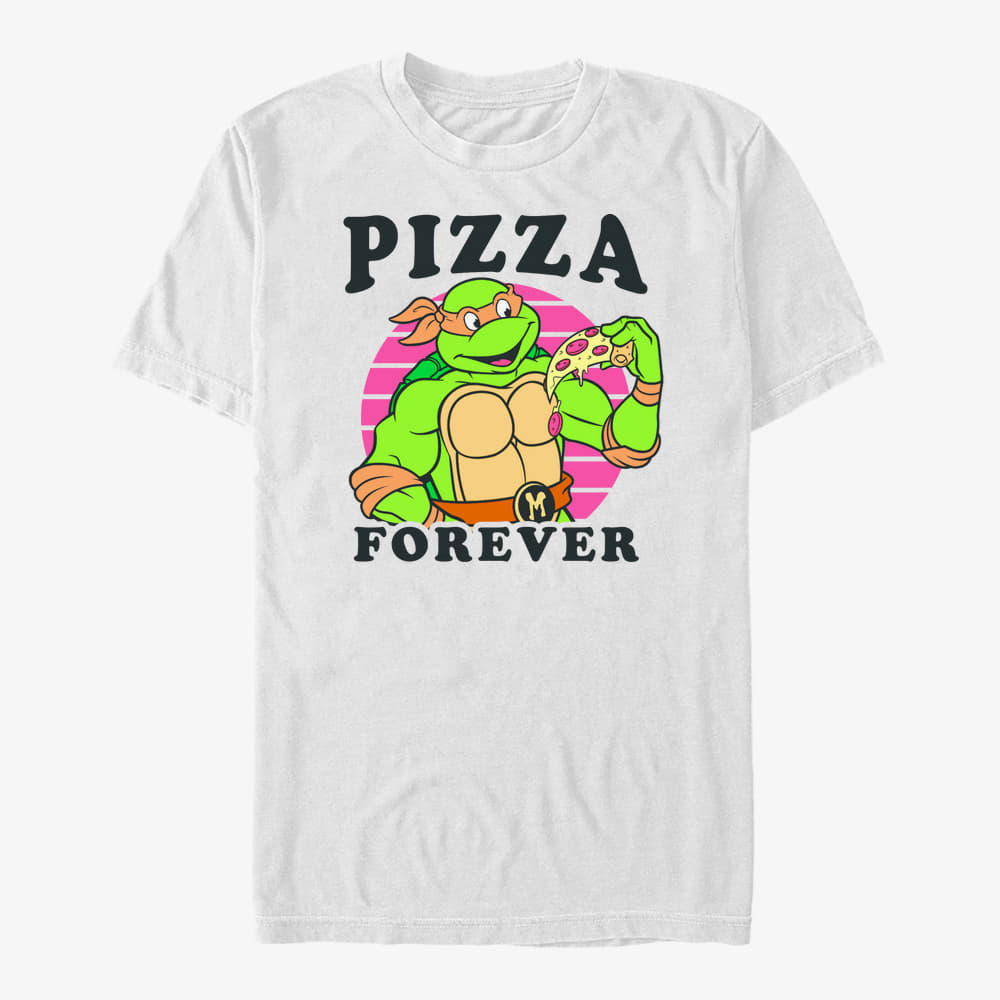   Μπλούζες Merch Nickelodeon Teenage Mutant Ninja Turtles - Pizza Forevs Unisex T-Shirt White