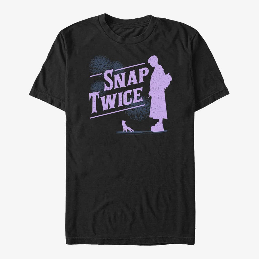 majice kratkih rukava Merch MGM Wednesday - Snap Twice Unisex T-Shirt Black