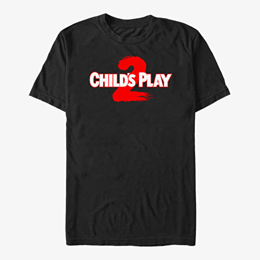 Tričko Merch NBCU Chucky - Childs Play 2 Logo Unisex T-Shirt Black