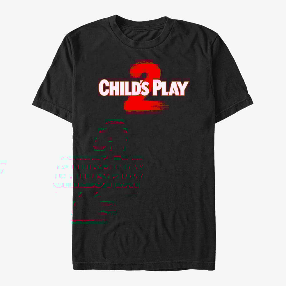 Тениски Merch NBCU Chucky - Childs Play 2 Logo Unisex T-Shirt Black