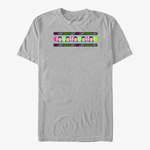T-shirt Merch Netflix Squid Game - Doll Pattern Unisex T-Shirt Ash Grey