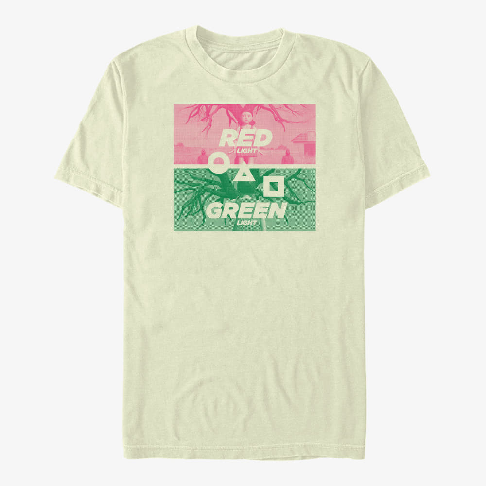 Majice T-shirt Merch Netflix Squid Game - First Game Unisex T-Shirt Natural