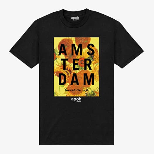 T-shirt Merch Park Agencies - APOH Van Gogh Flowers Unisex T-Shirt Black