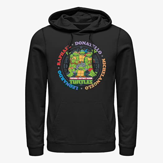 Mikina Merch Paramount Teenage Mutant Ninja Turtles - Rounded Ninjas Unisex Hoodie Black