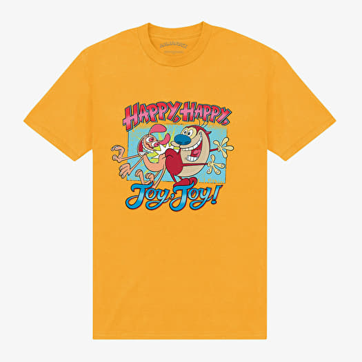 Camiseta Merch Park Agencies - Ren & Stimpy Joy Joy Unisex T-Shirt Yellow