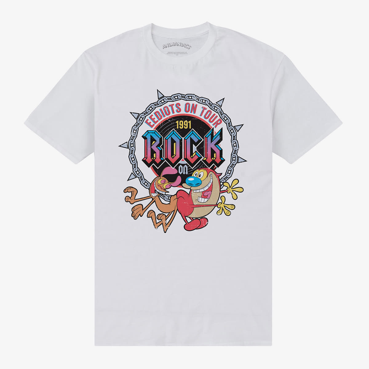 T-shirts Merch Park Agencies - Ren & Stimpy On Tour Unisex T-Shirt White