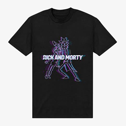 T-shirt Merch Park Agencies - Rick and Morty 3D Unisex T-Shirt Black