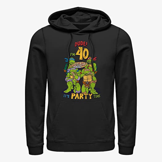 Mikina Merch Paramount Teenage Mutant Ninja Turtles - Ninja Birthday 40 Unisex Hoodie Black