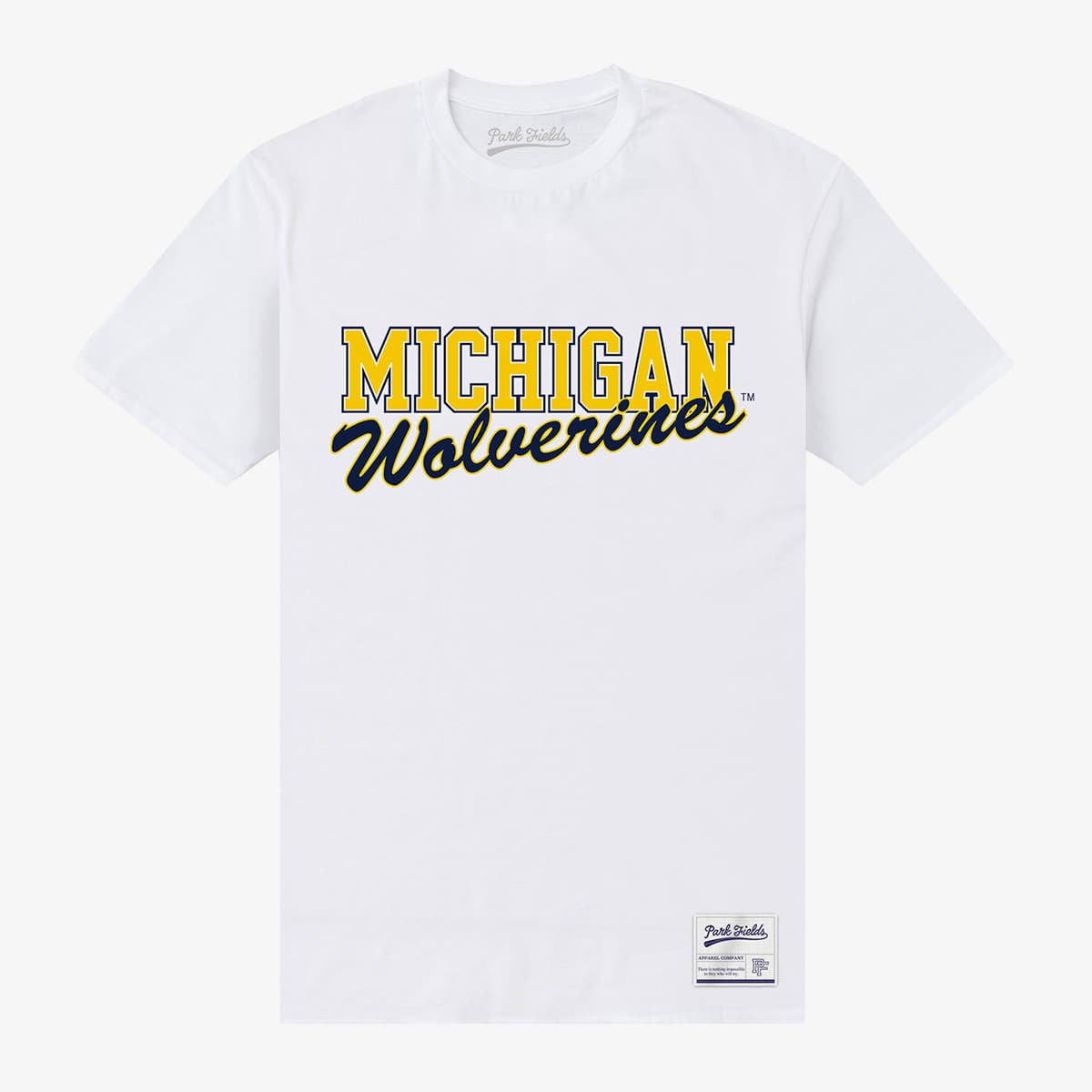 T-shirts Merch Park Agencies - Michigan Wolverines Unisex T-Shirt White