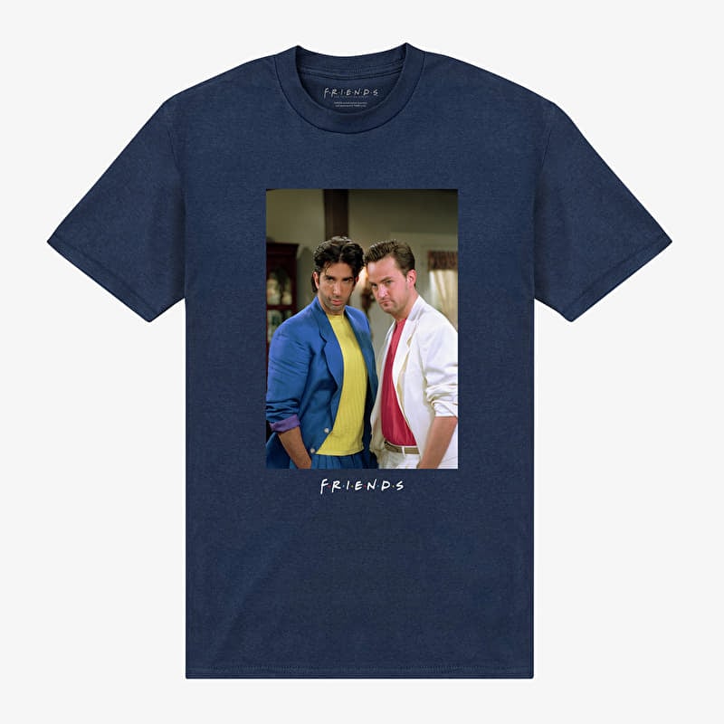 T-särk Merch Park Agencies - Friends Ross & Chandler Unisex T-Shirt Navy