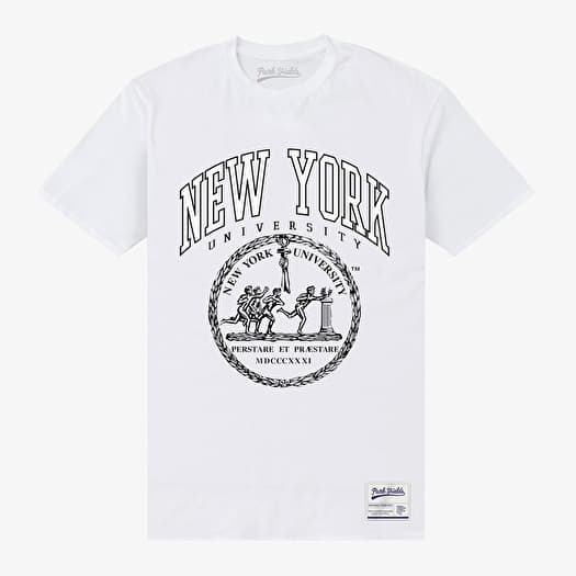 Póló Merch Park Agencies - New York University Crest Unisex T-Shirt White