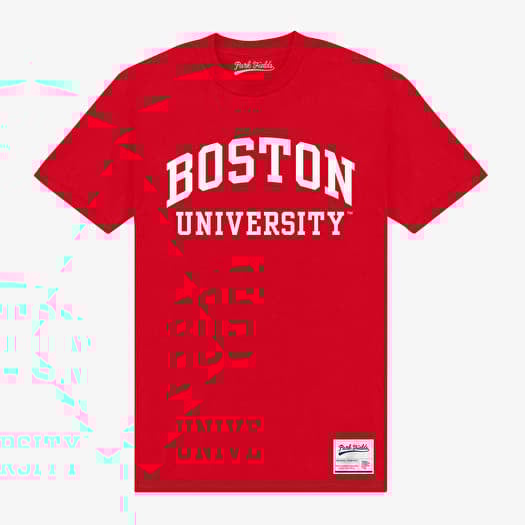 T-shirt Merch Park Agencies - Boston University Script Unisex T-Shirt Red