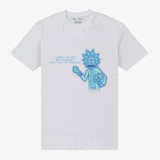 T-shirt Merch Park Agencies - Rick and Morty Lick Unisex T-Shirt White