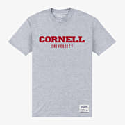 Merch Park Agencies - Cornell University Script Unisex T-Shirt Sport Grey