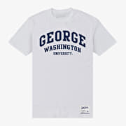 Merch Park Agencies - George Washington University Script Unisex T-Shirt White