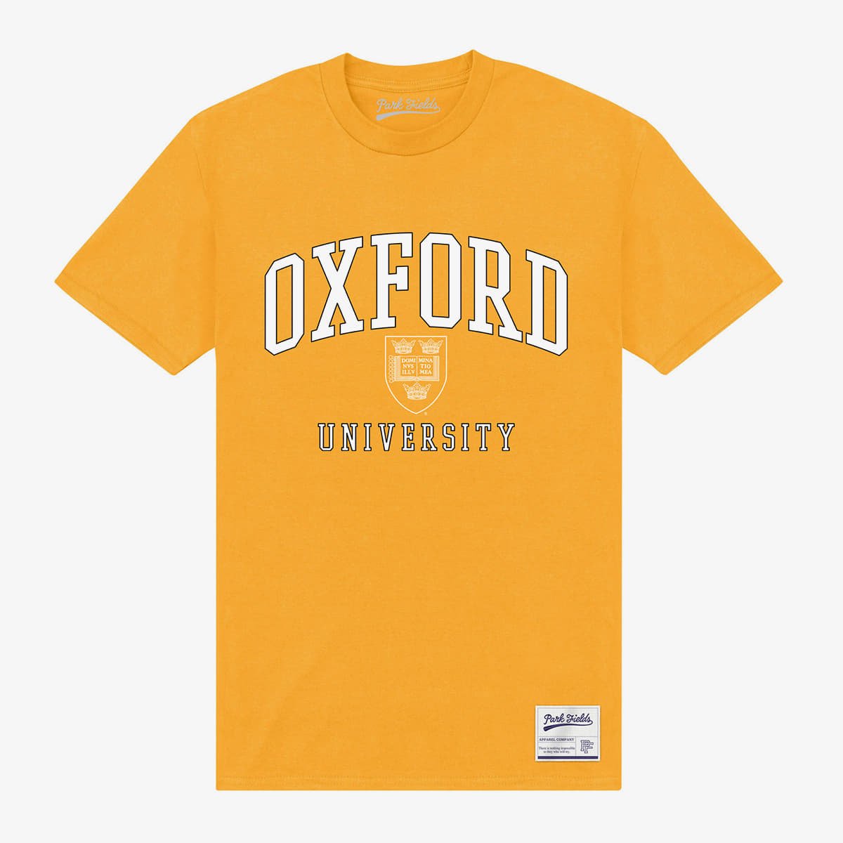 Camisetas Merch Park Agencies - Oxford University Crest Unisex T-Shirt Gold