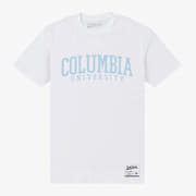 Merch Park Agencies - Columbia University Script Unisex T-Shirt White