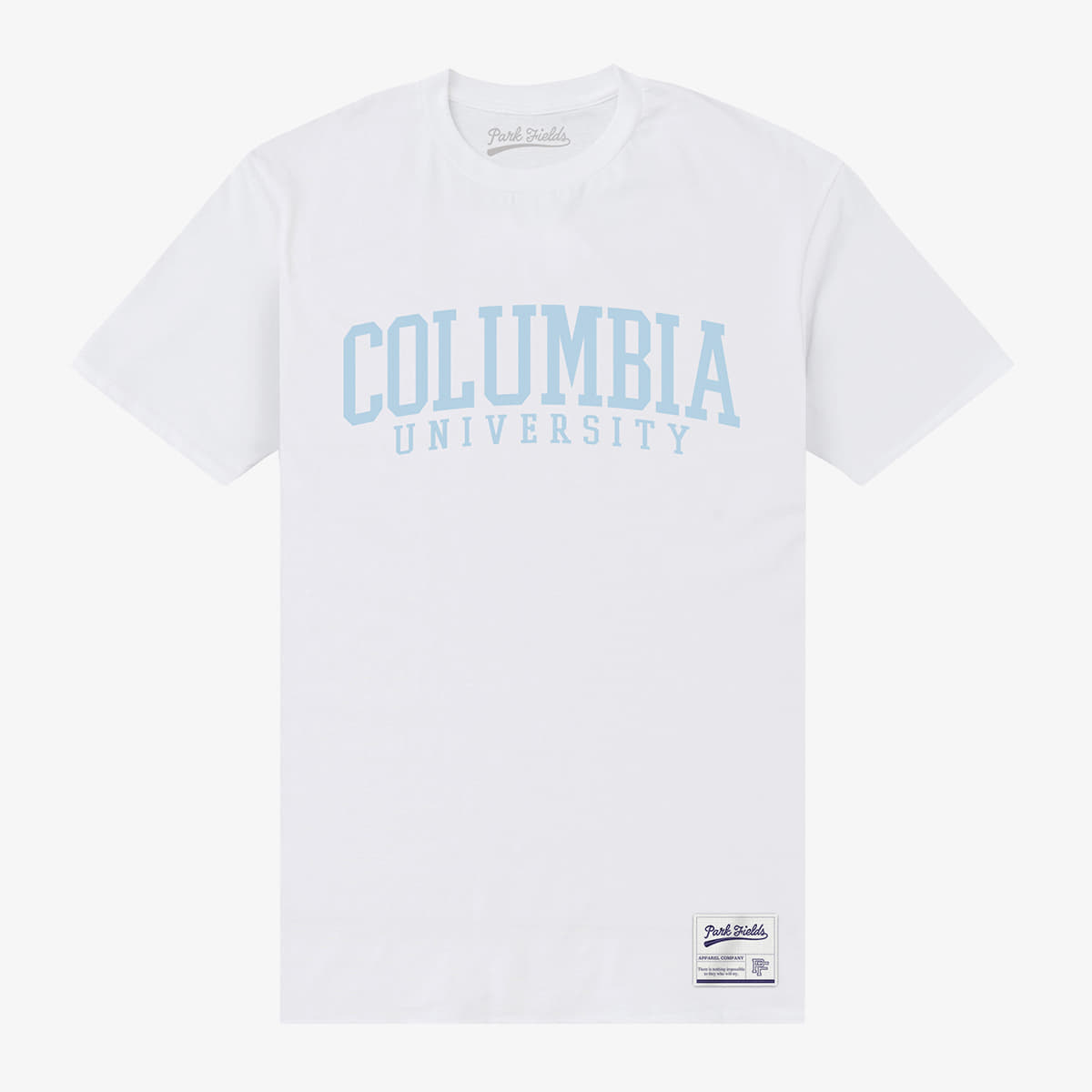 Camisetas Merch Park Agencies - Columbia University Script Unisex T-Shirt White