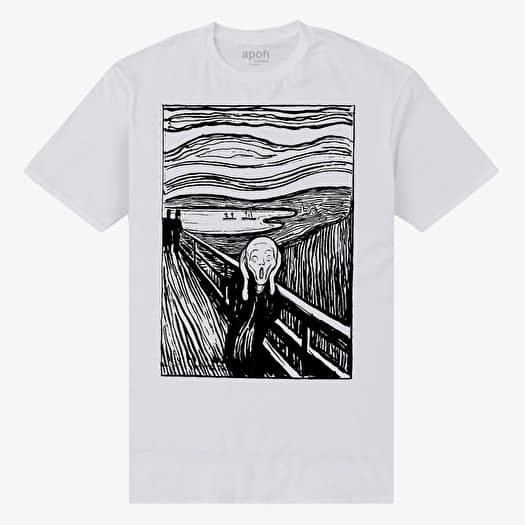 T-shirt Merch Park Agencies - APOH Munch Lino Unisex T-Shirt White