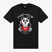 Merch Park Agencies - TORC Happy Panda Unisex T-Shirt Black