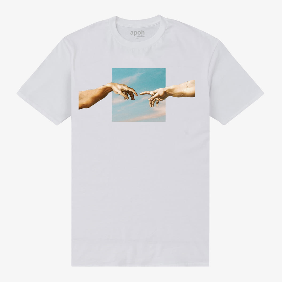 Magliette Merch Park Agencies - APOH Michelangelo The Creation Unisex T-Shirt White