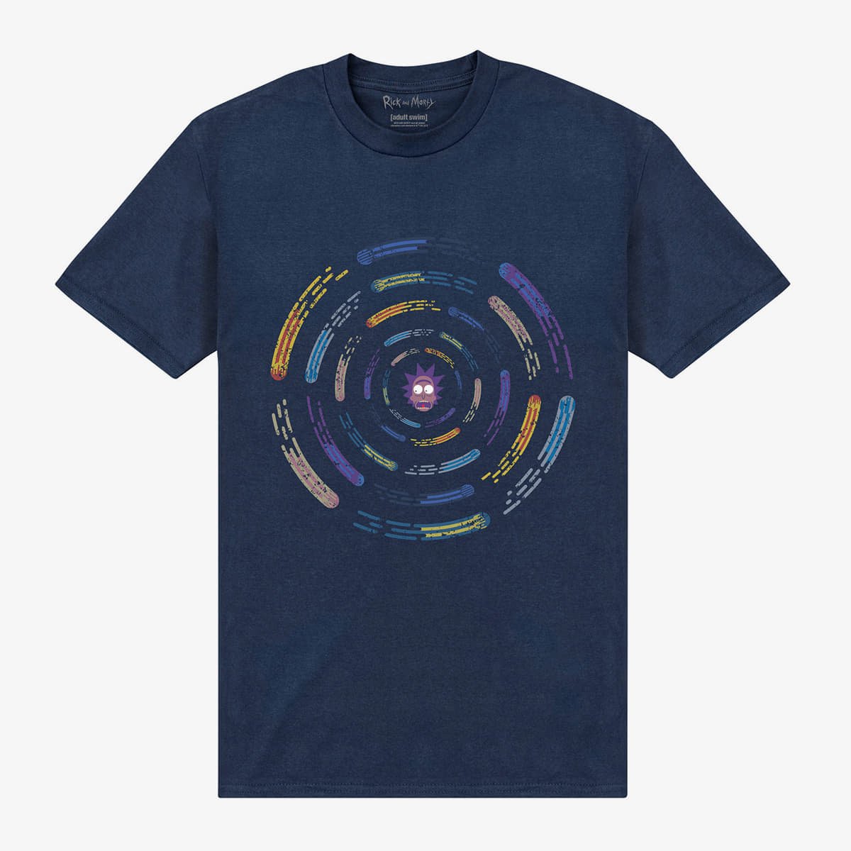 T-shirts Merch Park Agencies - Rick and Morty Vortex Unisex T-Shirt Navy