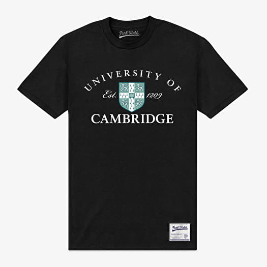 Póló Merch Park Agencies - University Of Cambridge Est 1209 Unisex T-Shirt Black