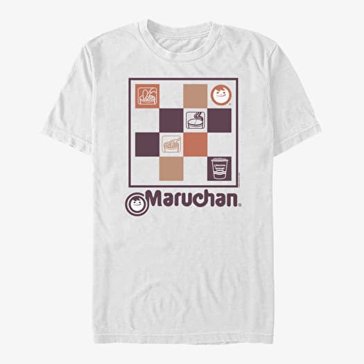 T-shirt Merch Maruchan - CHECKERED MARUCHAN - MUMA0EKGSE_10WHT Unisex T-Shirt White
