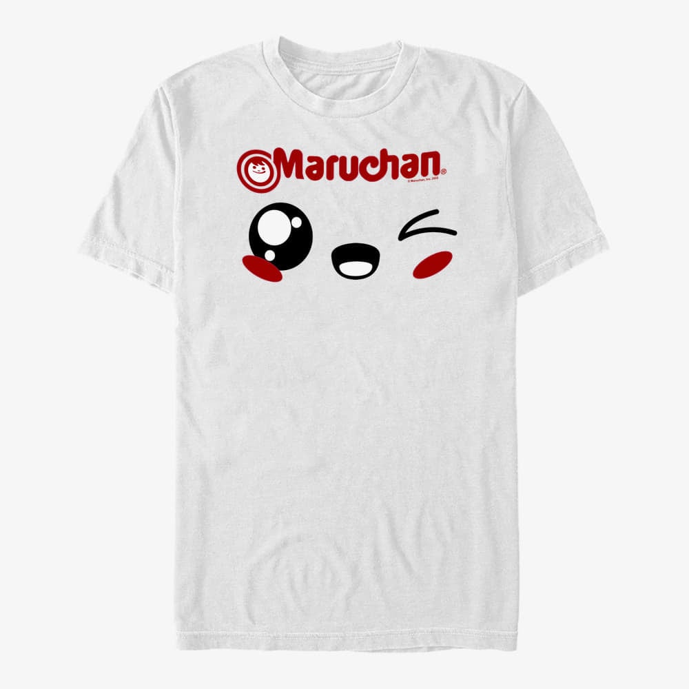 T-Shirts Merch Maruchan - CUTE WINK FACE - MUMA0J6UY5_72YWH Unisex T-Shirt White
