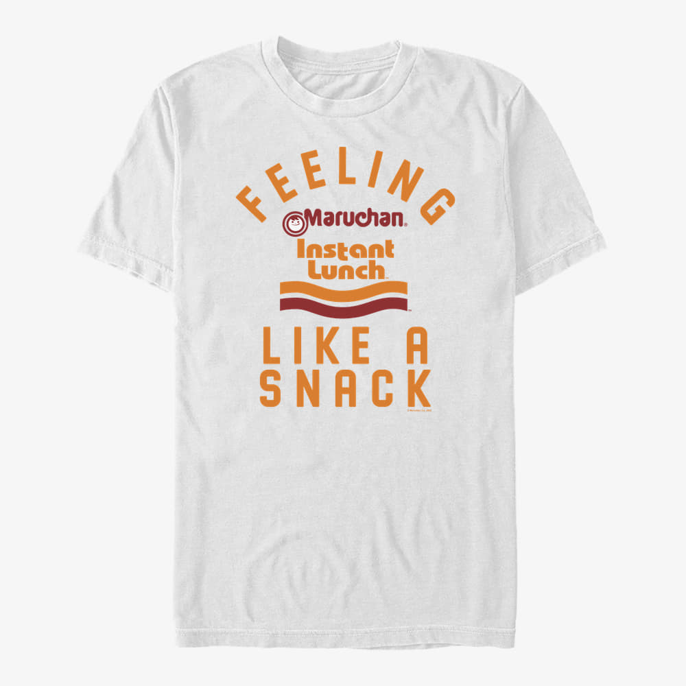 Pólók Merch Maruchan - MARUCHAN FEELING LIKE SNACK - MUMA0DDGSE_90MTD Unisex T-Shirt White