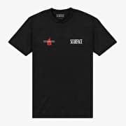 Merch Scarface - Scarface Red Photo Unisex T-Shirt Black