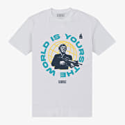 Merch Scarface - Scarface The World Is Yours Unisex T-Shirt White