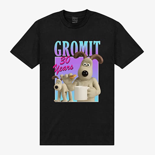 T-shirt Merch WALLANCE AND GROMIT - gromit-30th-birthday Unisex T-Shirt Black